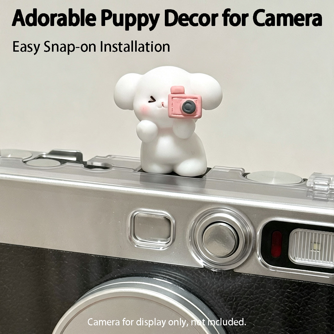 Canon Camera Eos R50 - Schattige 3D puppy camera hot shoe