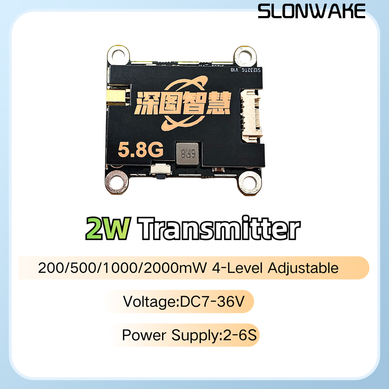 SLONWAKE 5.8G 56CH 2W zender V - Drone Frame recensie en prijs
